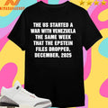 The Us Started A War With Venezuela The Same Week That The Epstein Files Dropped December 2025 Shirts