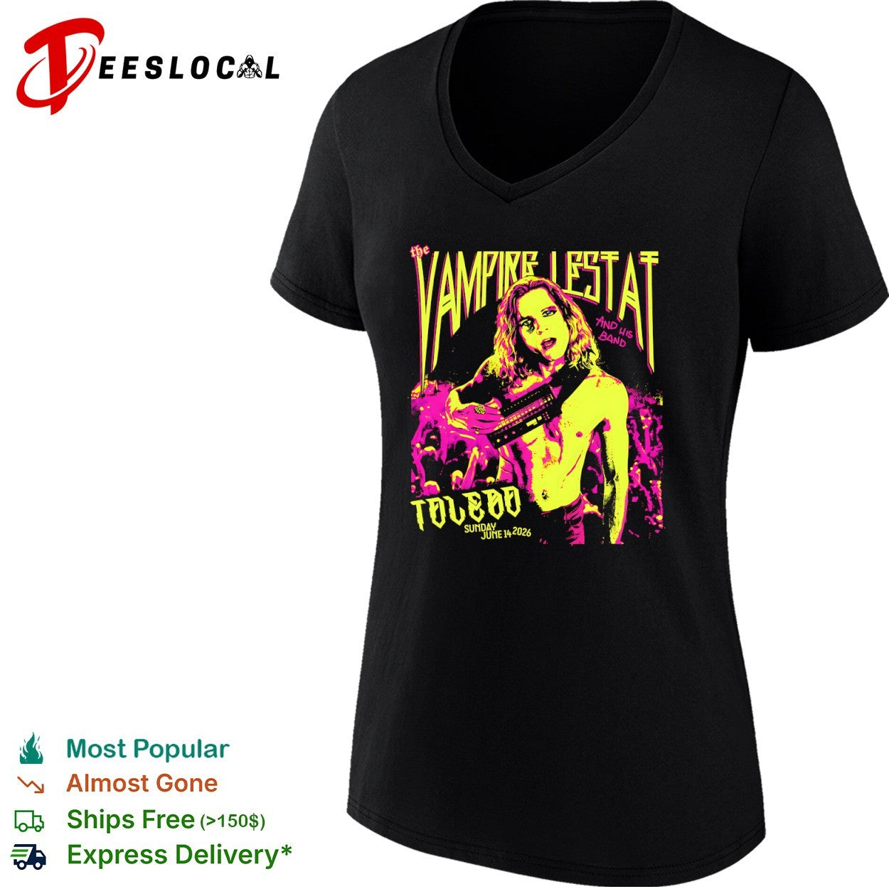 The Vampire Lestat and His Band Toledo 2026 shirt