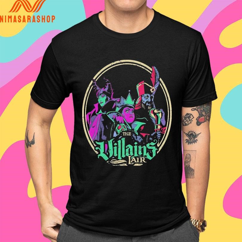 The Villains Lair Trio Shirts