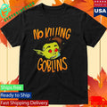 The Wandering Inn No Killing Goblins Denim Shirt