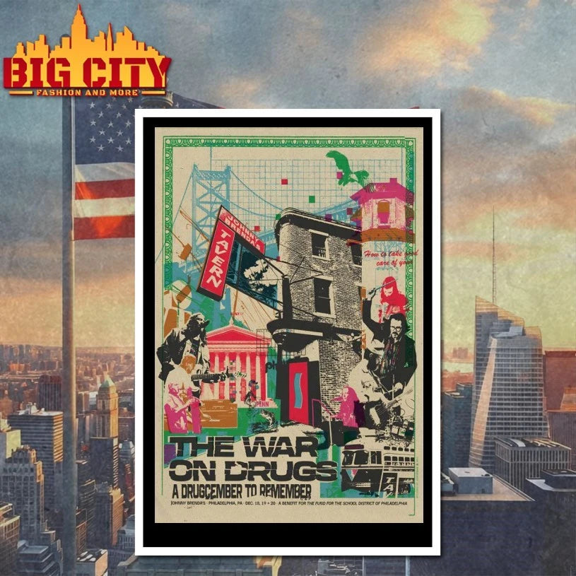 The War On Drugs Philadelphia Event On Dec 18-20 2025 Poster shirt