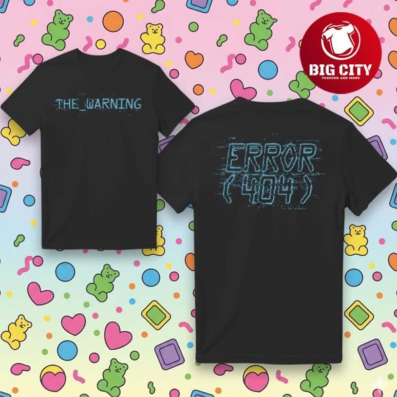 The Warning Band Error 404 Glitch Two Sided Shirt