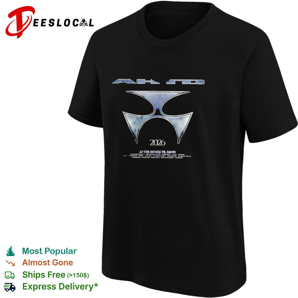 The Weeknd After Hours Til Dawn 2026 Europe And UK shirt