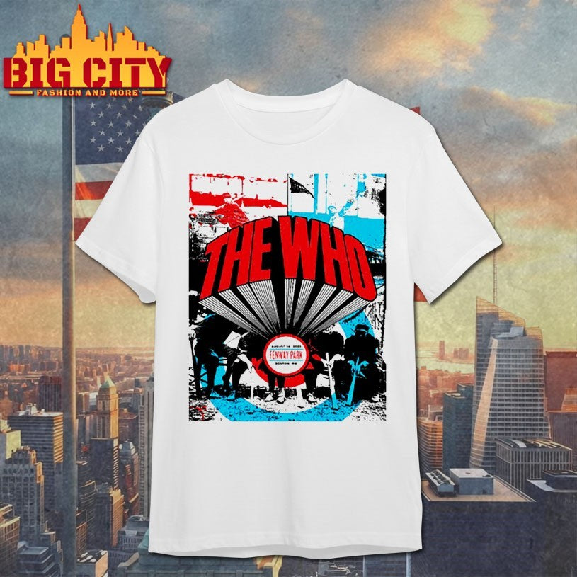 The Who 08-26-2025 Fenway Park, Boston Tour shirts