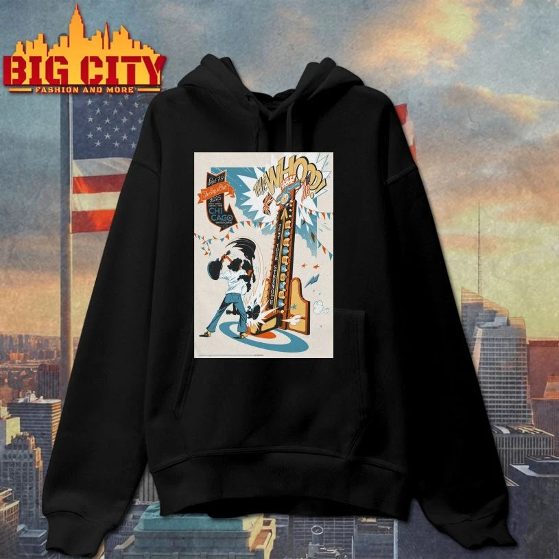The Who Chicago Tour Sept 7-9 2025 Poster shirt