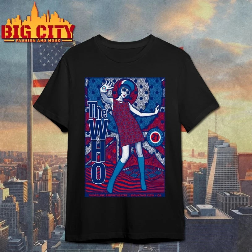The Who Mountain View Tour On Sep 21 2025 Poster Shirt