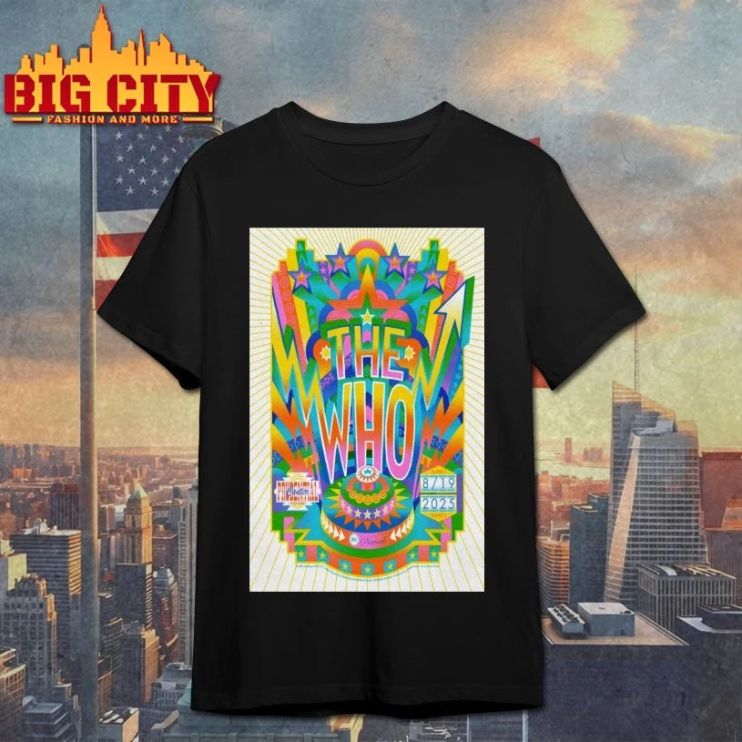 The Who Newark NJ Sept 19, 2025 Poster shirt