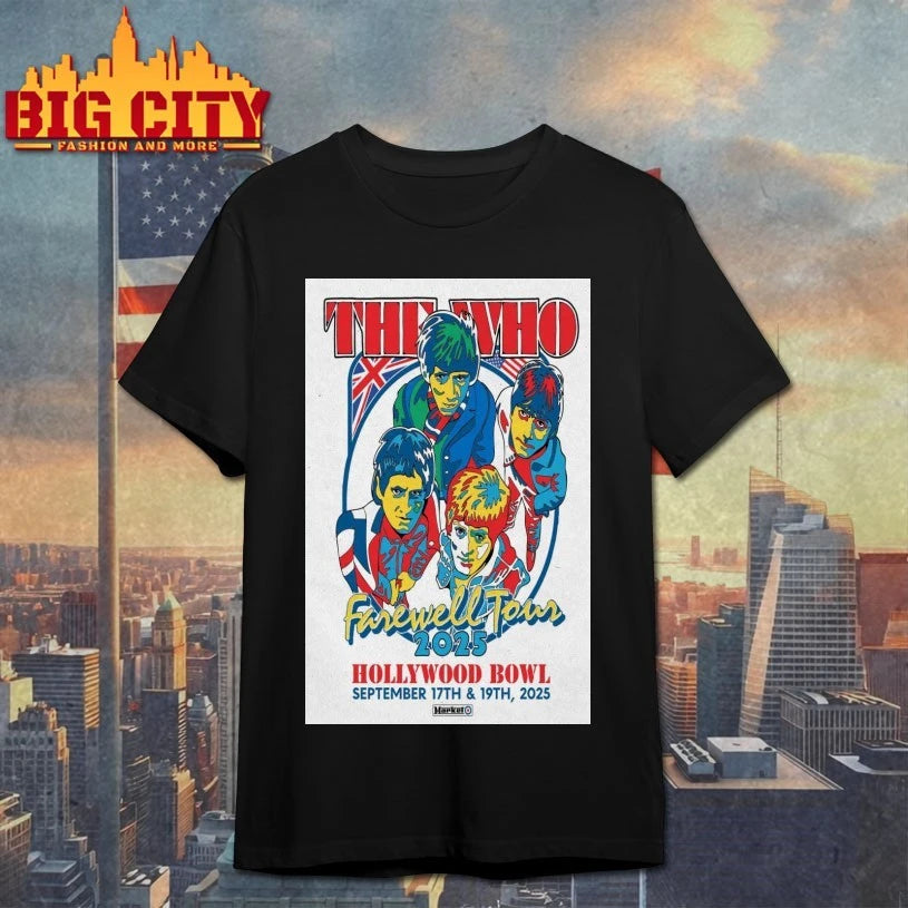 The Who Sept 19 2025 Hollywood Bowl Shirt