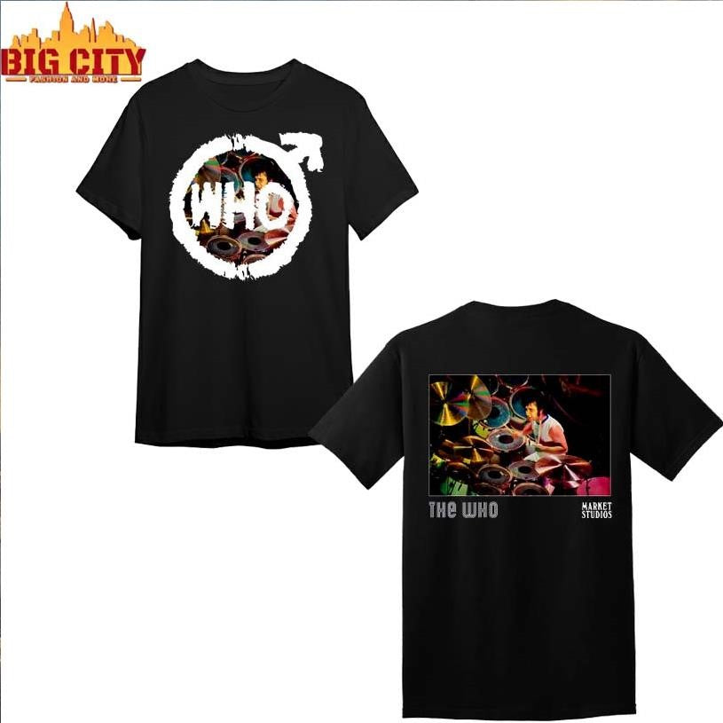 The Who x Market Studio Merch D2C Exclusive Color Photography Two Side Shirt