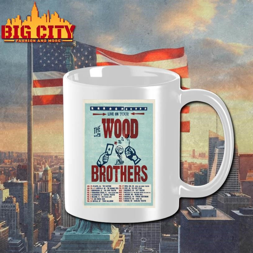 The Wood Brothers Live On Tour 26-Portrait Poster Shirt