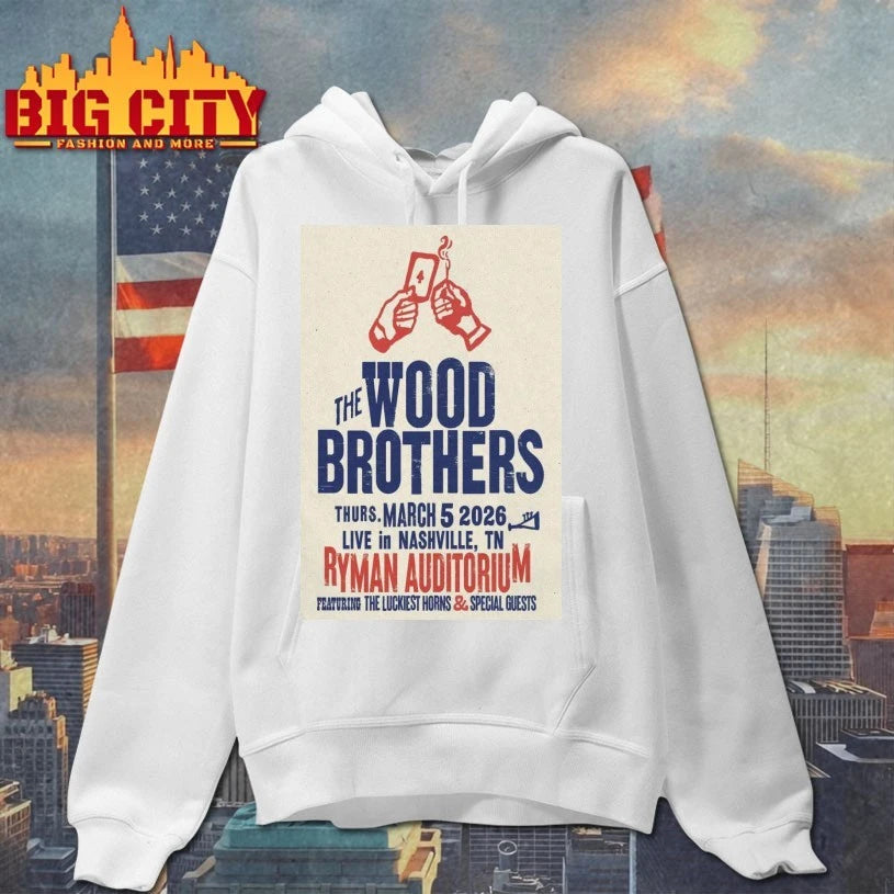 The Wood Brothers March 5 2026 Nashville, Tennessee Poster Shirt