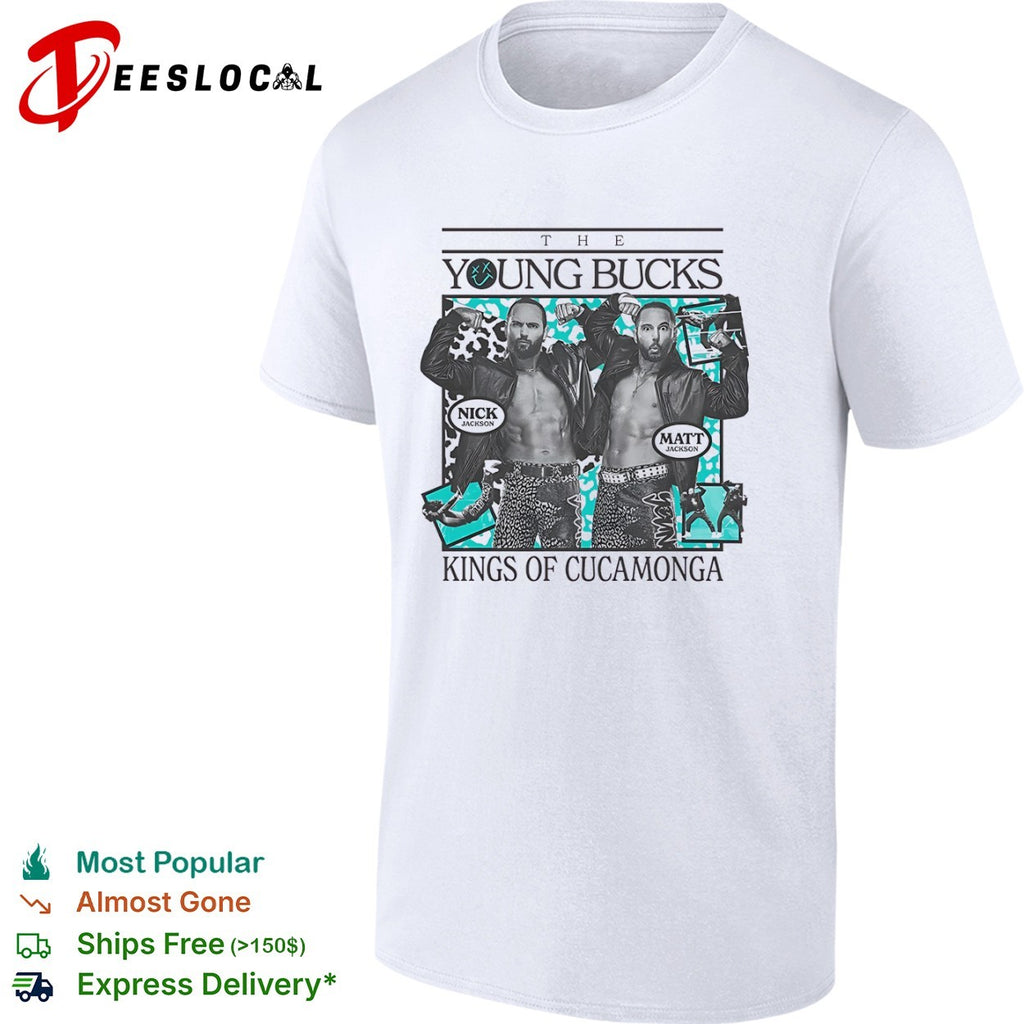The Young Bucks kings of Cucamonga two men posing shirt