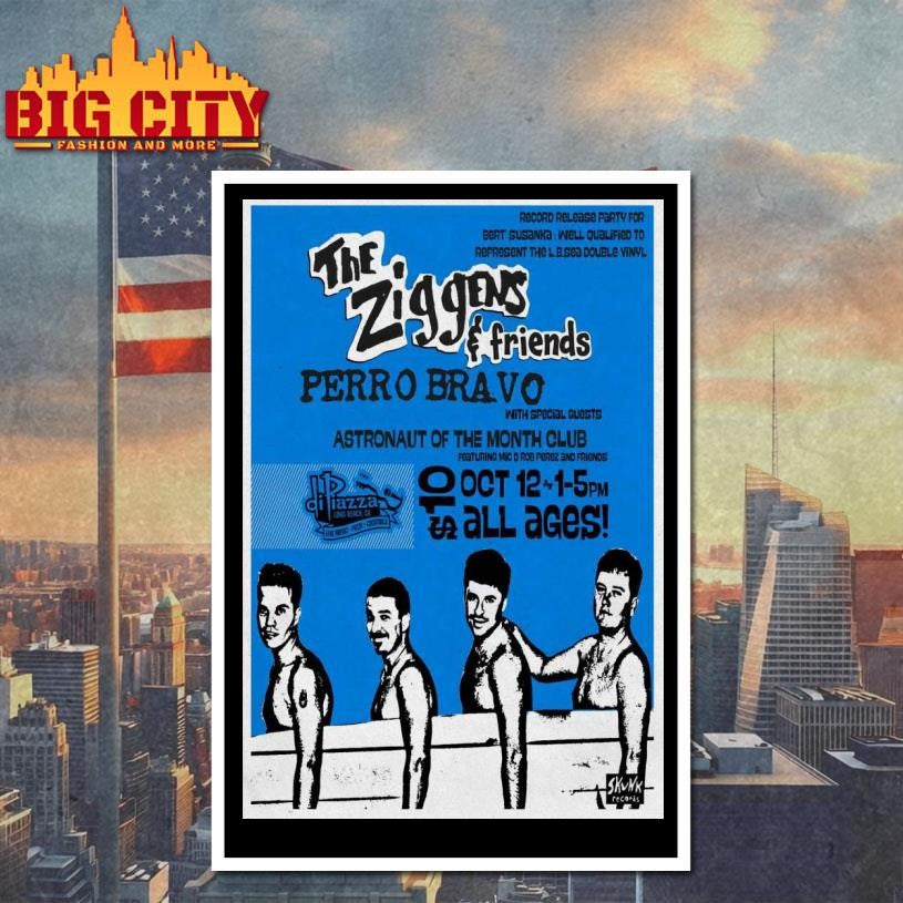 The Ziggens And Friends Long Beach Tour On Oct 12 2025 Poster Shirt
