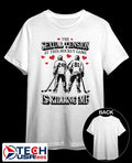 The sexual tension at this hockey game is killing me illustration shirt