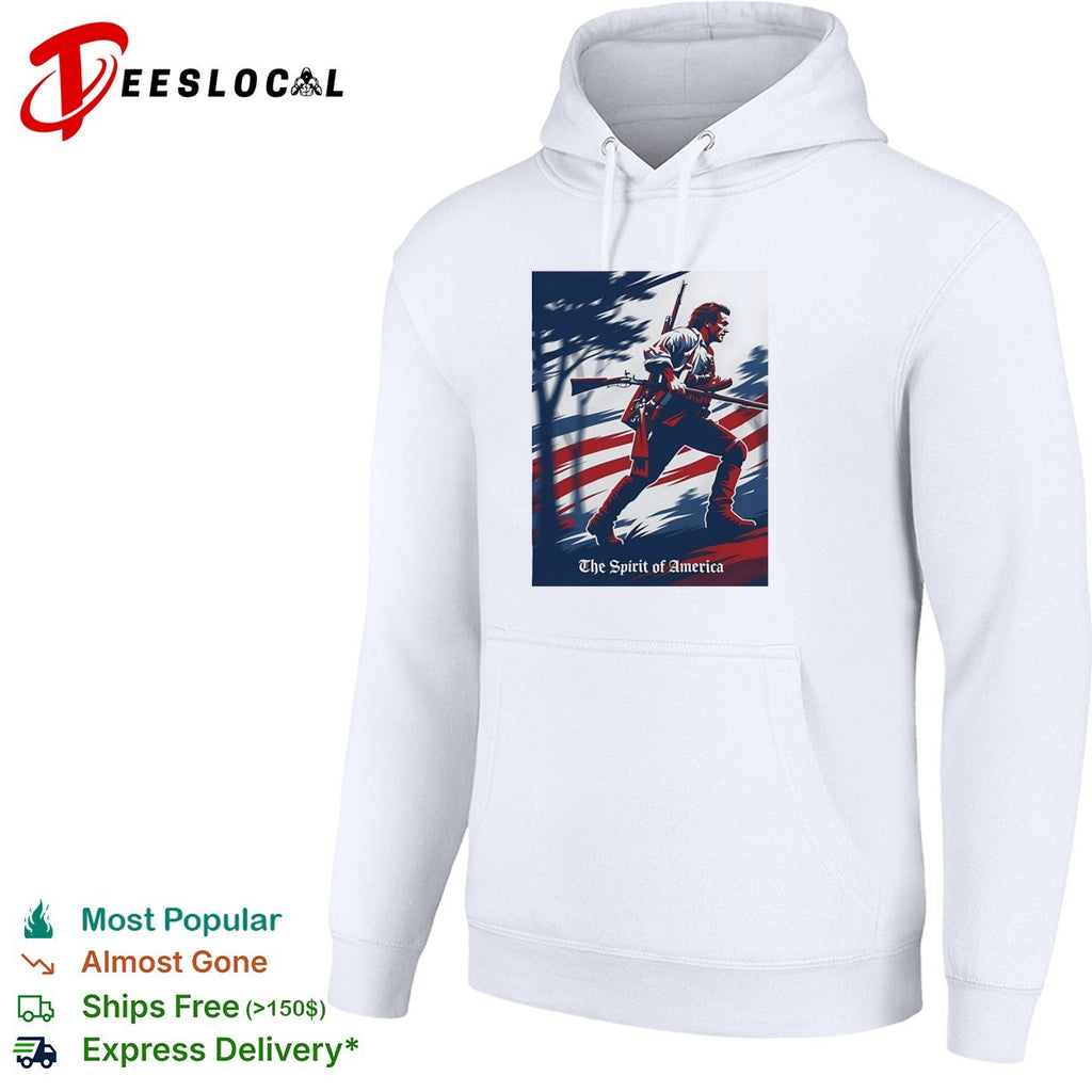 The spirit of America soldier silhouette shirt