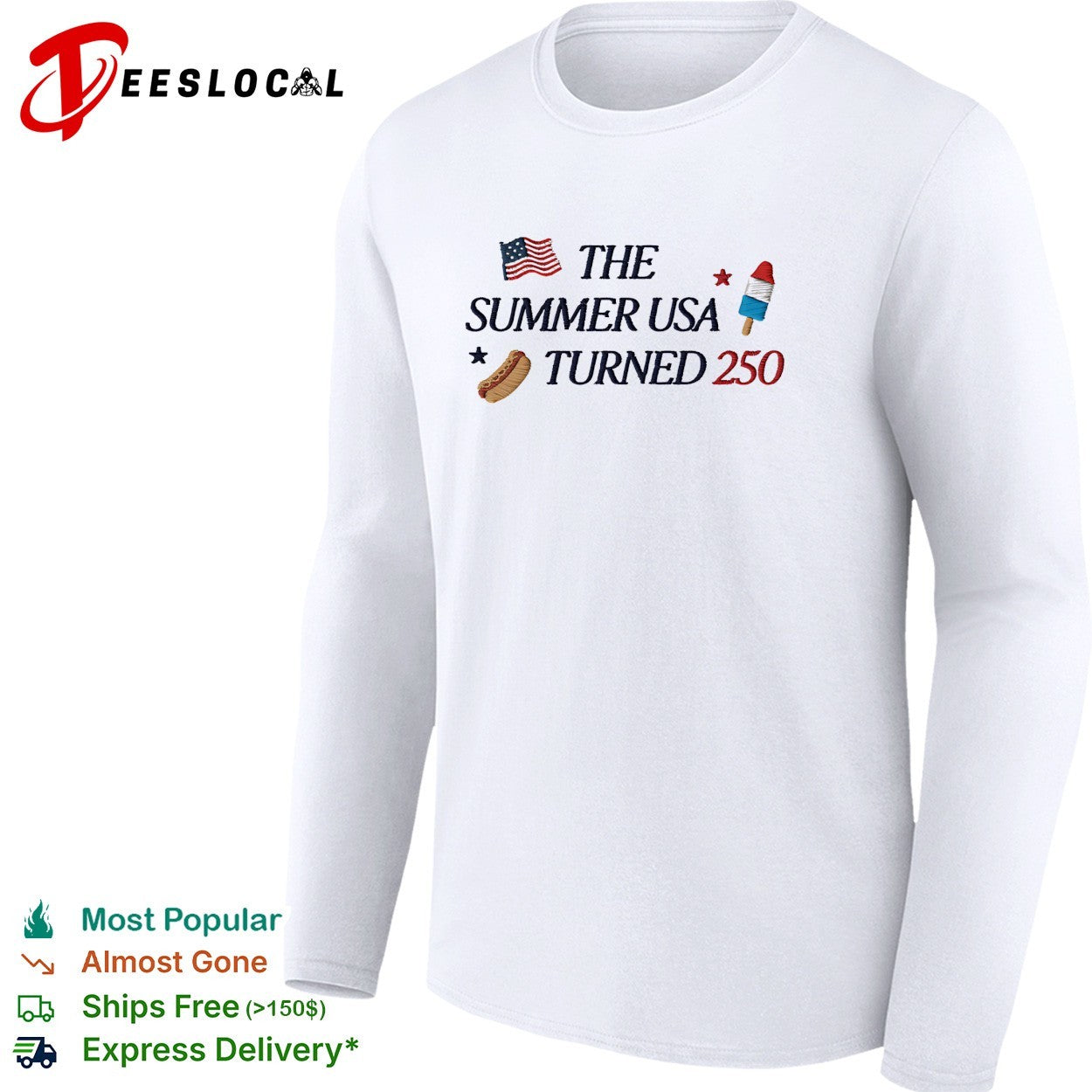 The summer USA turned 250 shirt