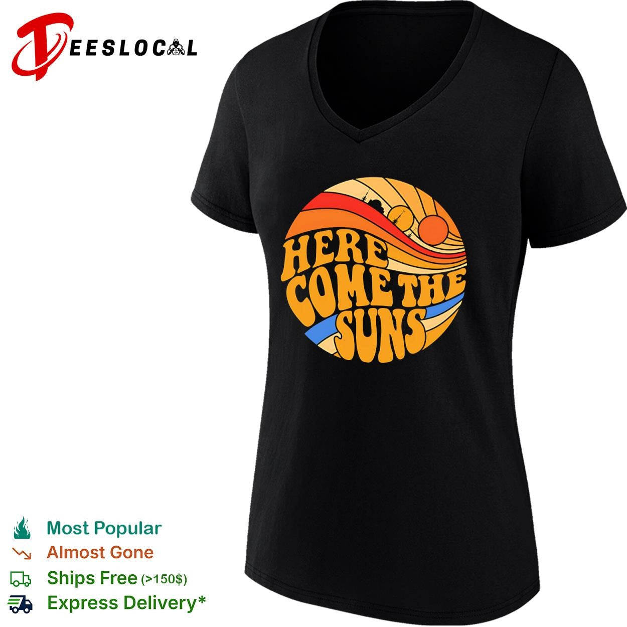 The twin suns of tatooine here come the suns shirt