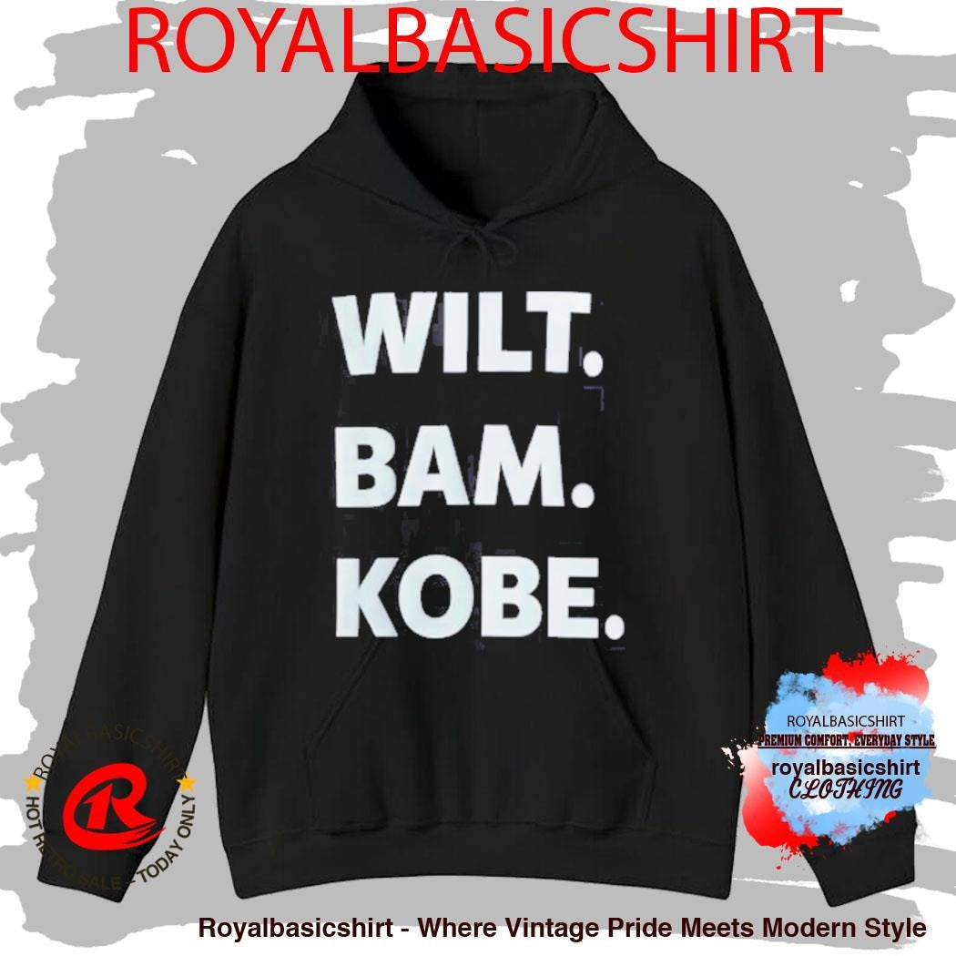 Thebe Foundation Wilt. Bam. Kobe. Shirt