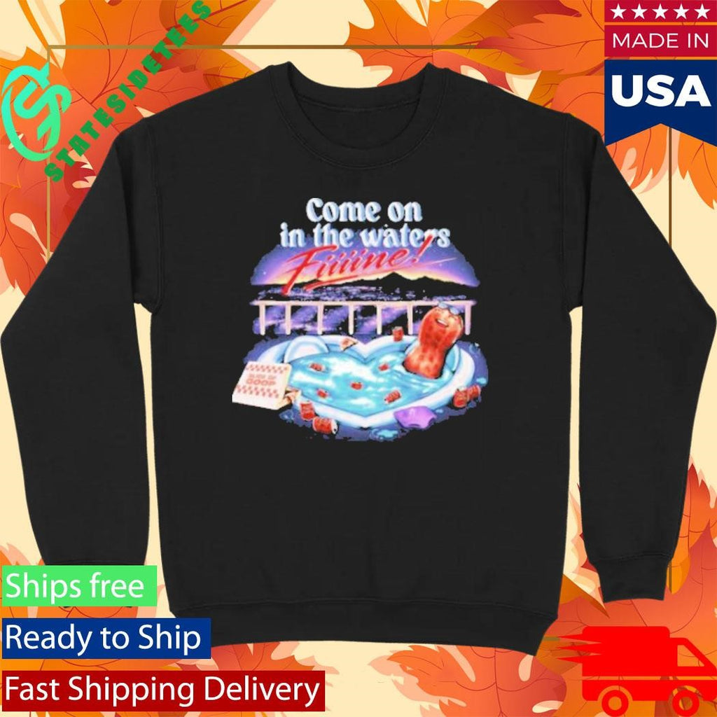 Theburntpeanut Come On In The Waters Fine T-Shirt