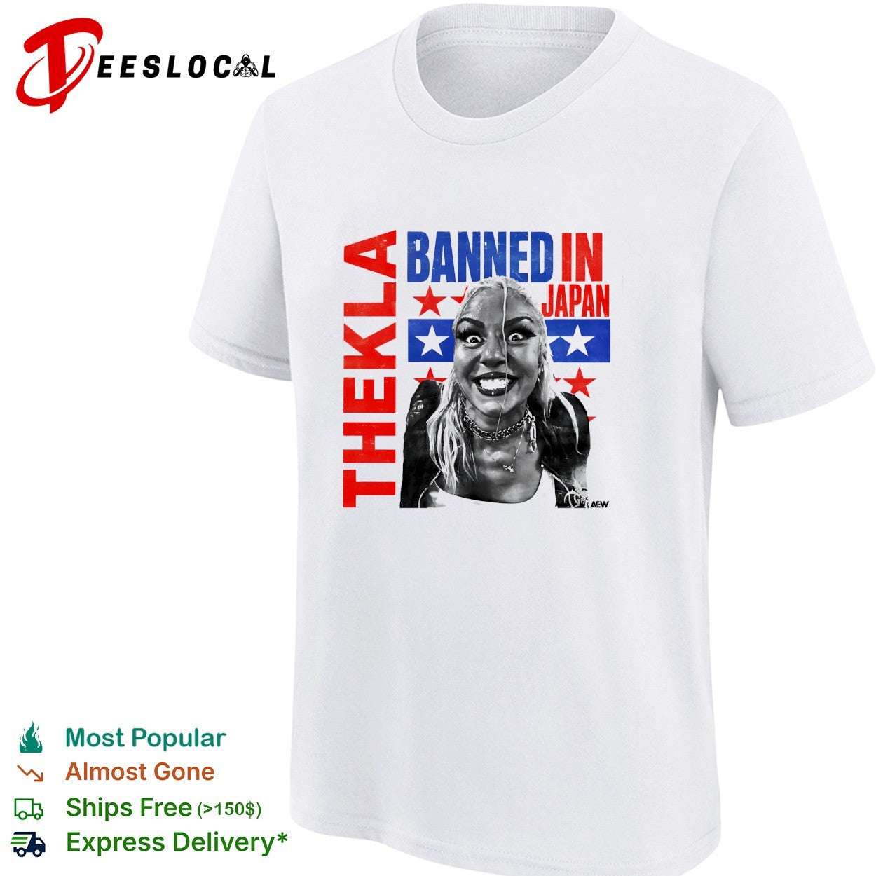 Thekla banned in Japan shirt