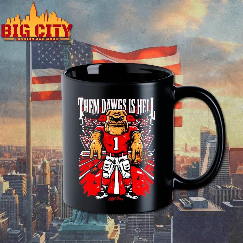 Them Dawgs Is Hell Georgia Bulldogs Vs Texas Longhorns Mascot Shirt