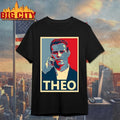 Theo Epstein in action signed by artist print shirts