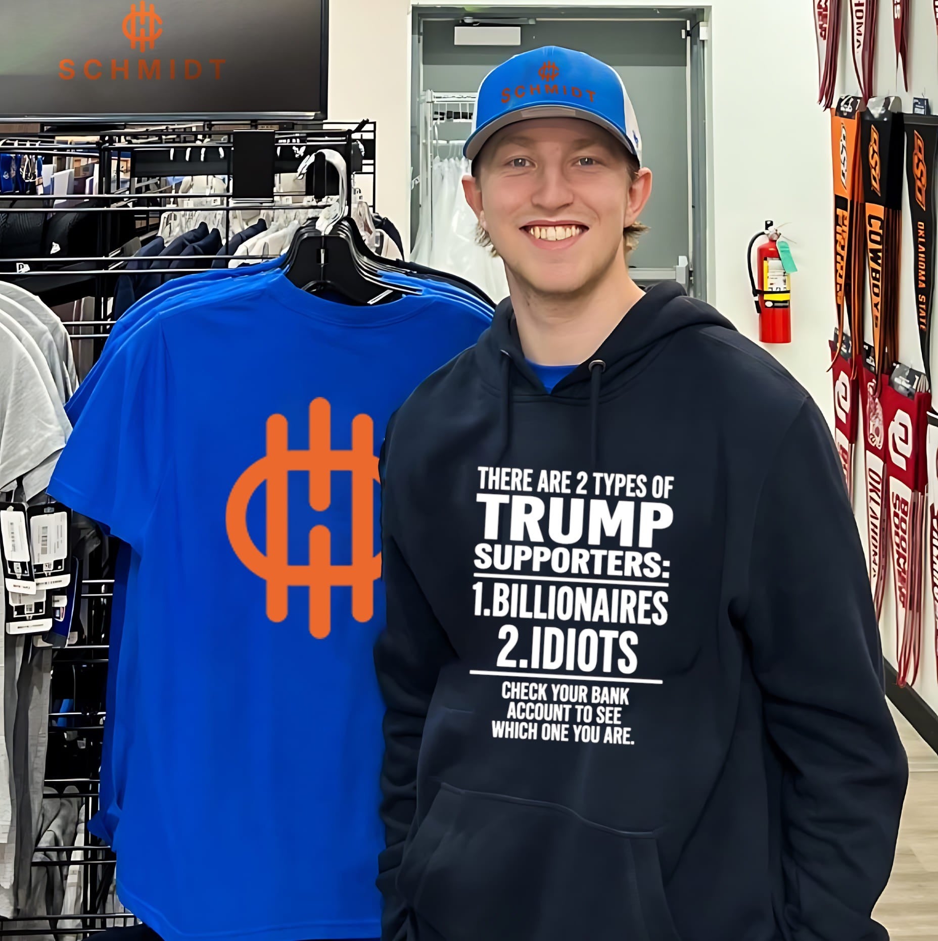 There Are Two Types of Trump Supporters Billionaires and Idiots shirt
