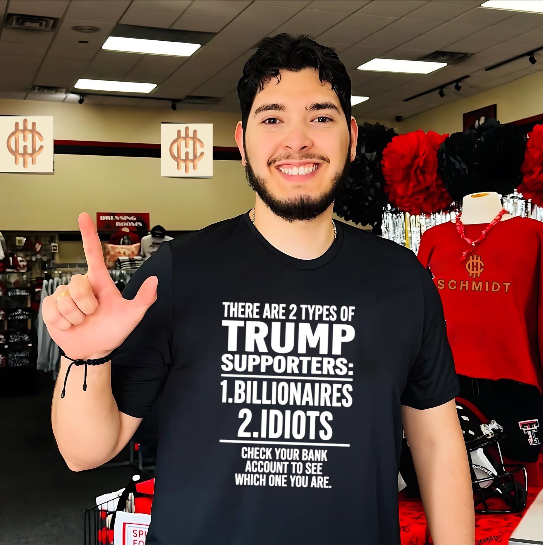 There Are Two Types of Trump Supporters Billionaires and Idiots shirt