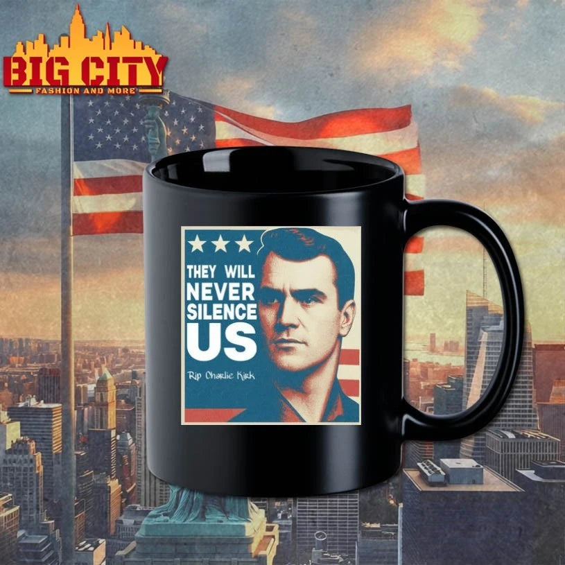 They Will Never Silence Us Rip Charlie Kirk shirts