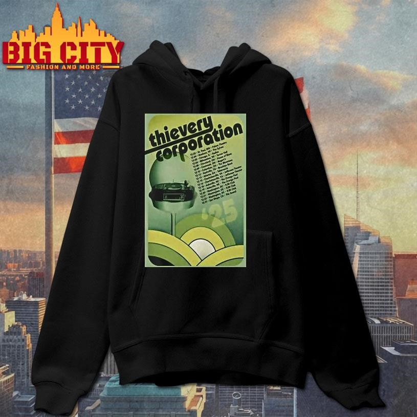 Thievery Corporation Midwest And South America Tour 25 Shirt