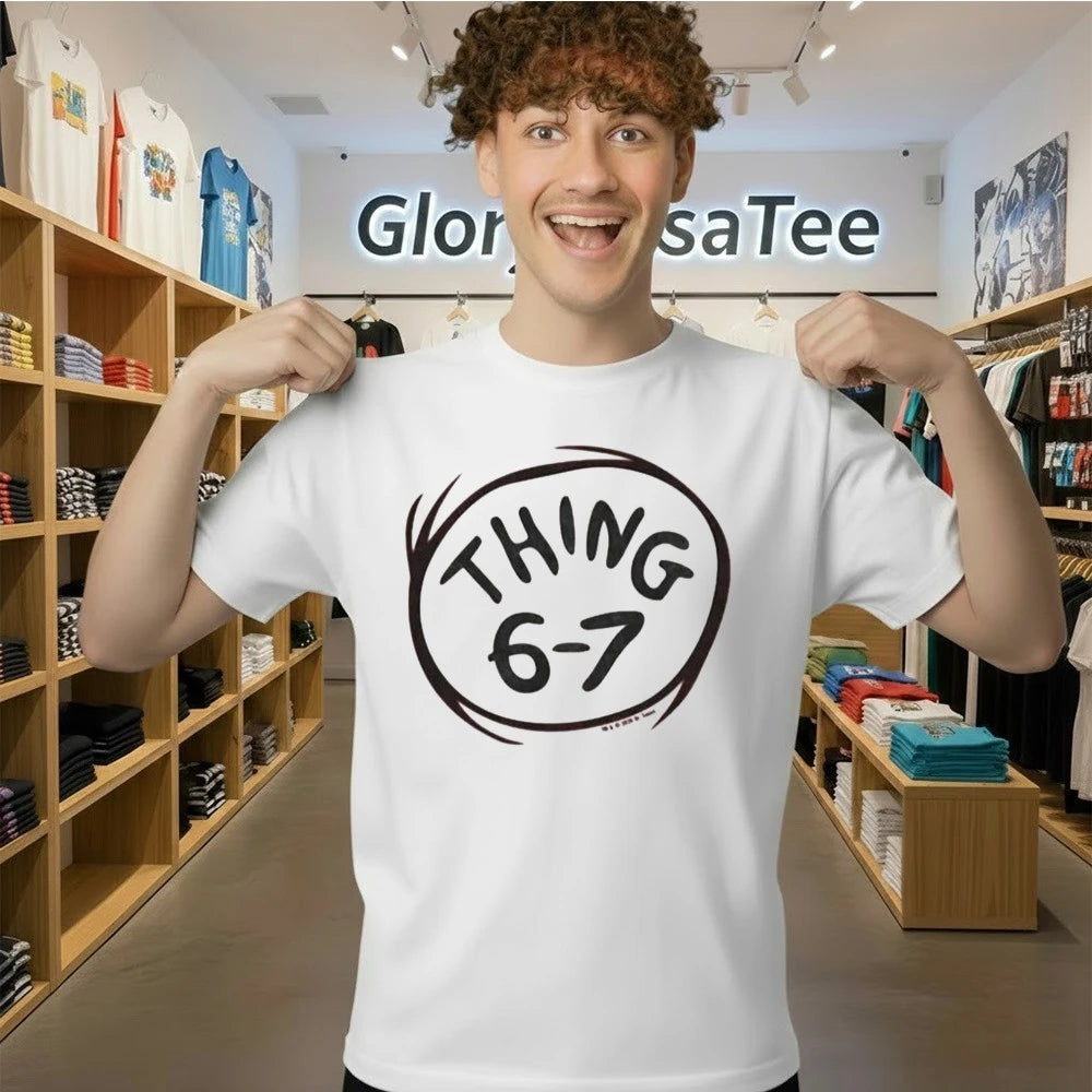 Thing 6-7 The Cat in the Hat Signature Collection Kids T-Shirt