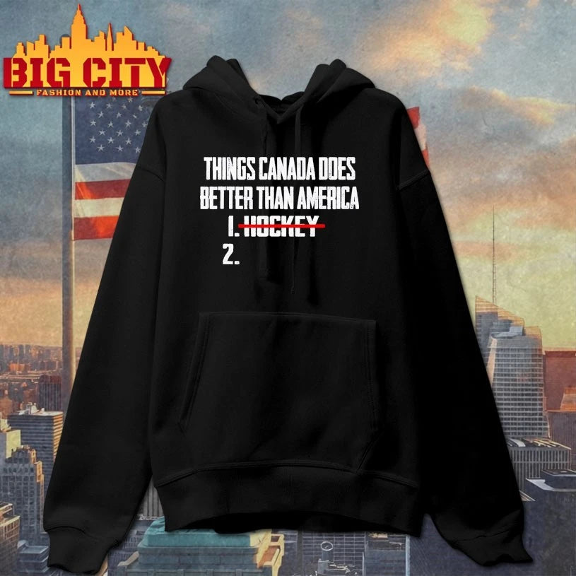 Things Canada Does Better Than America 1 Hockey 2 T-shirt