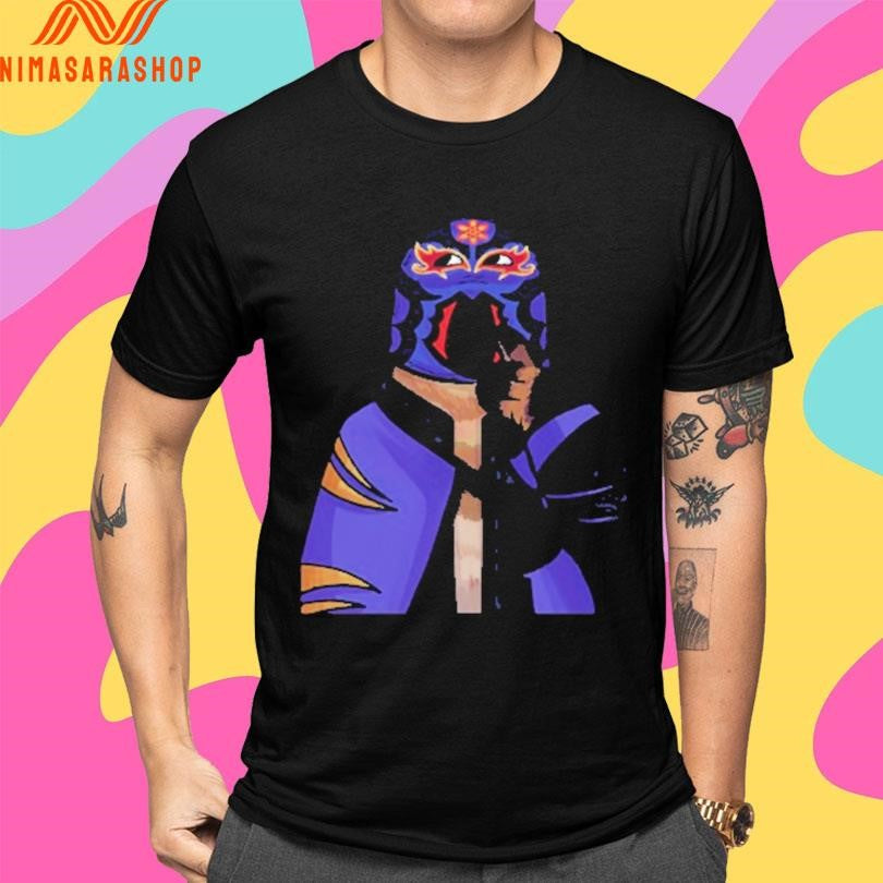 Thinking Monkey Purple Mask Shirts