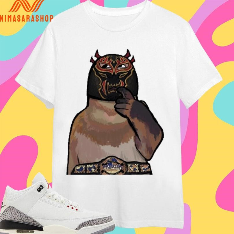Thinking Monkey Red Mask Shirts