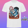 Third Eye Kingdom Lover In Flames Shirt