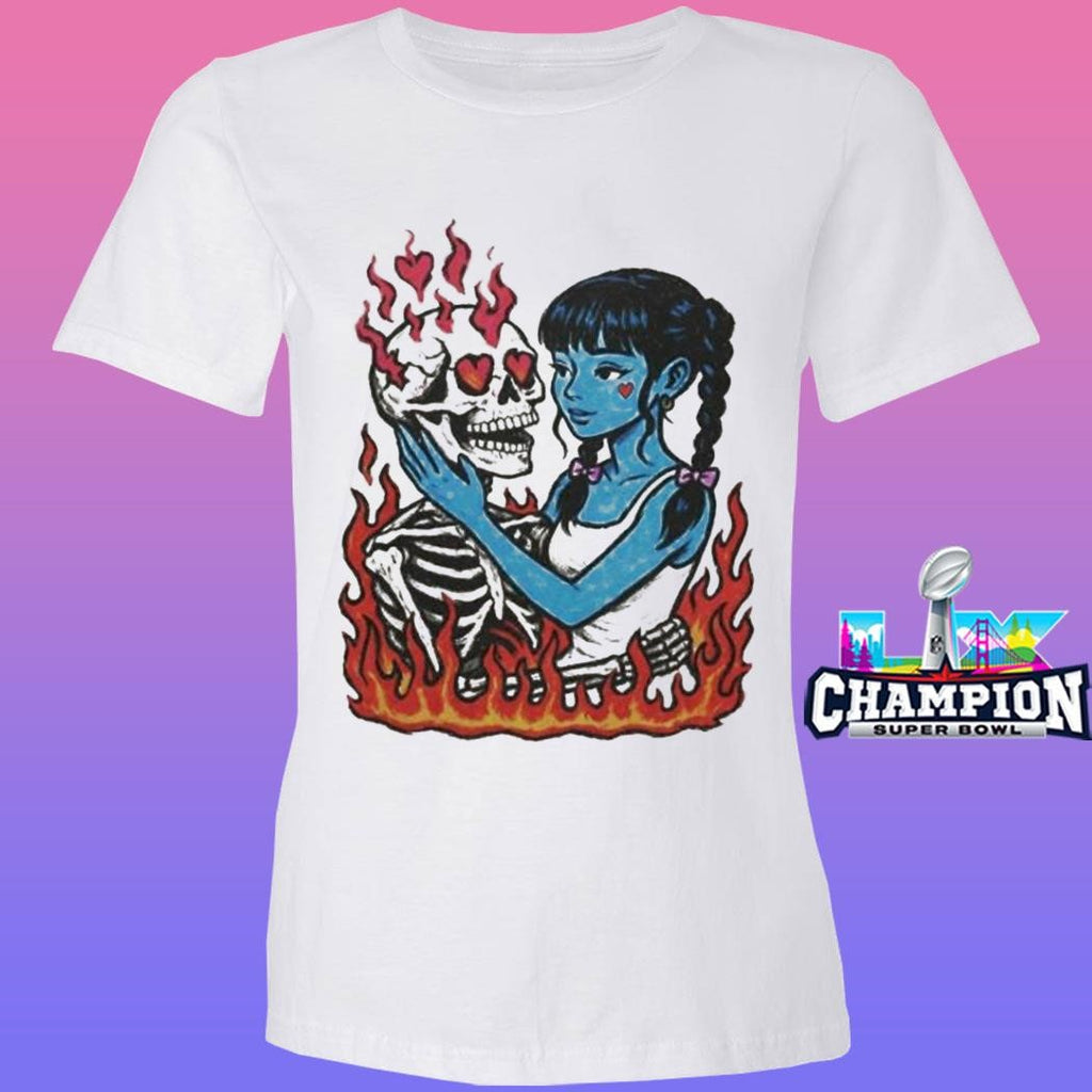 Third Eye Kingdom Lover In Flames Shirt