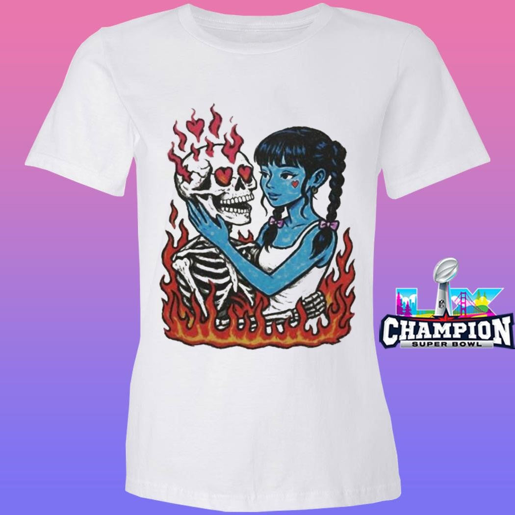 Third Eye Kingdom Lover In Flames Shirt