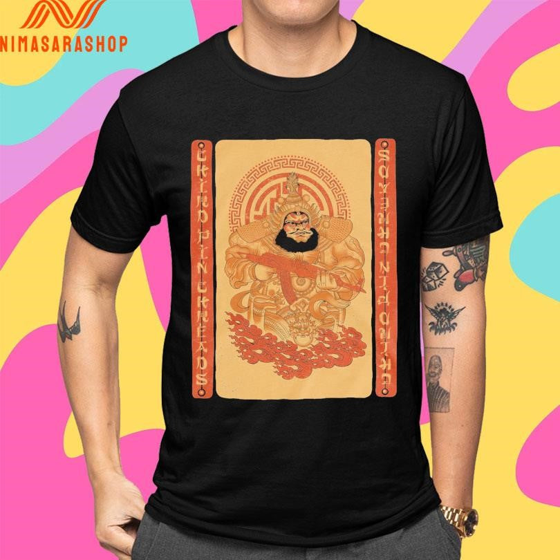 Third Pin Threads Chinese Warrior Shirts