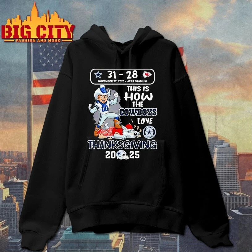 This Is How The Cowboys Love Thanksgiving 2025 shirt