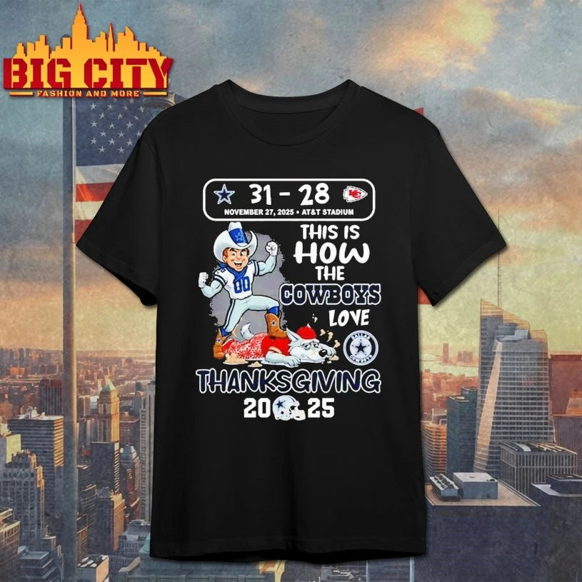 This Is How The Cowboys Love Thanksgiving 2025 shirt