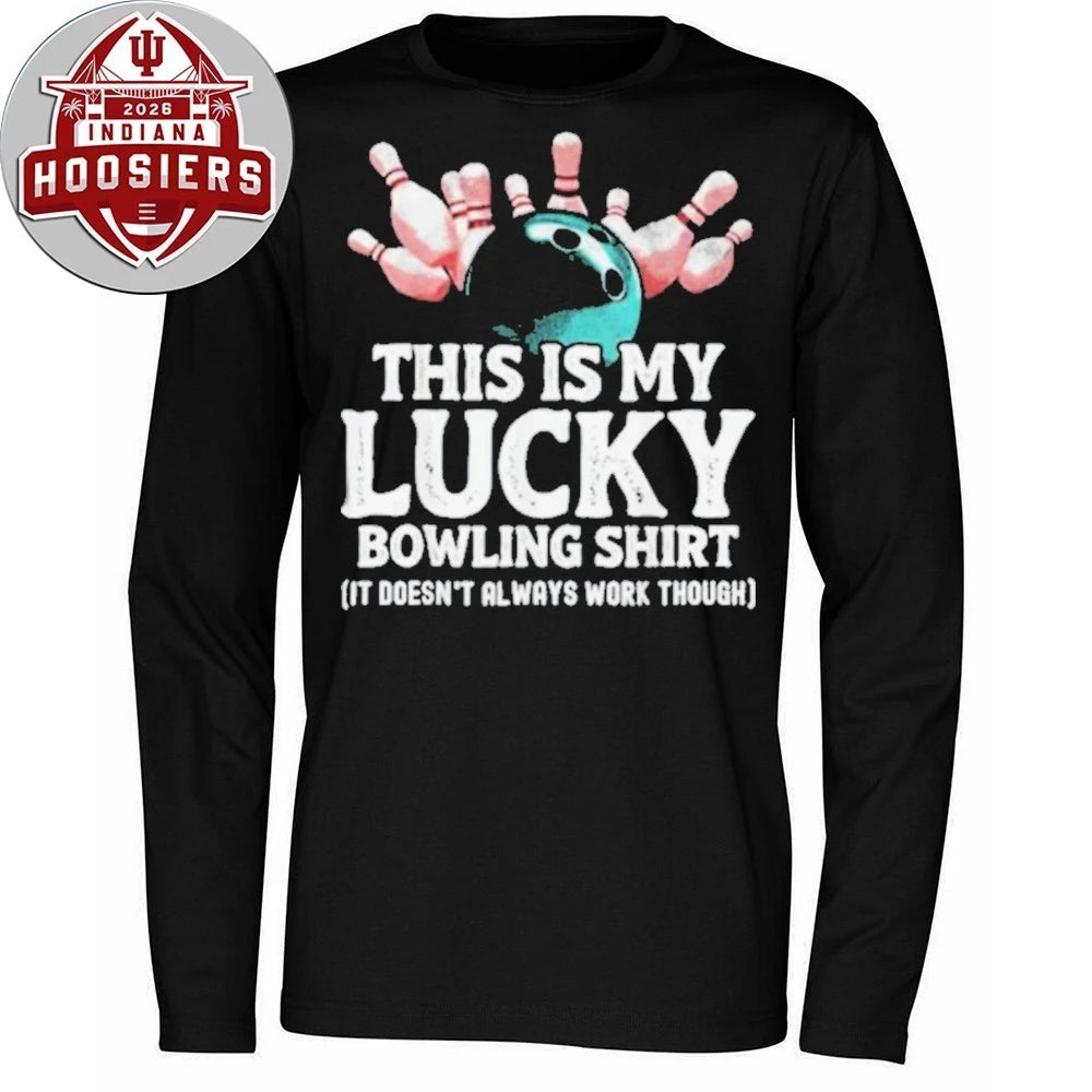 This Is My Lucky Bowling Shirt Funny Graphic Women Bowling League Team T-Shirt