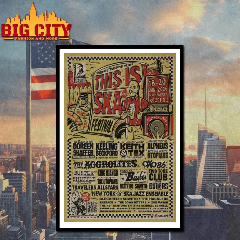 This Is Ska Festival Rosslau, Germany June 18-20 2026 Show Poster shirt