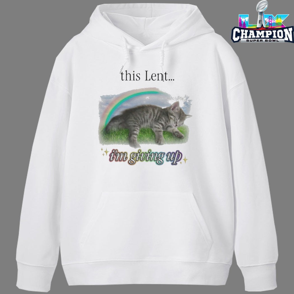This Lent I’m Giving Up Cat Rainbow T-shirts