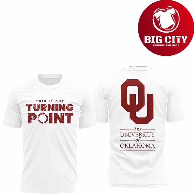 This is our turning point Charlie Kirk x University of Oklahoma Shirt