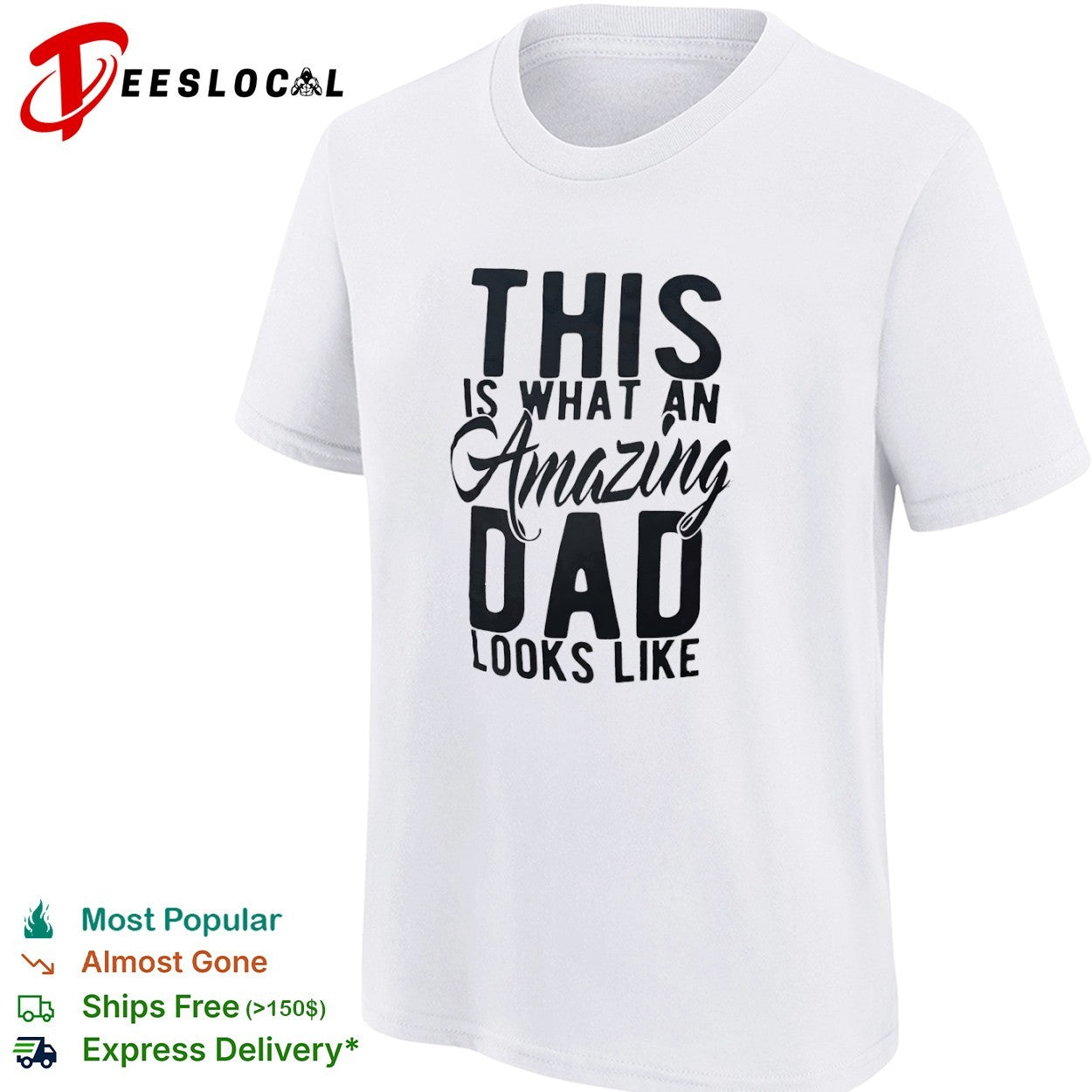 This is what an amazing dad looks like shirt