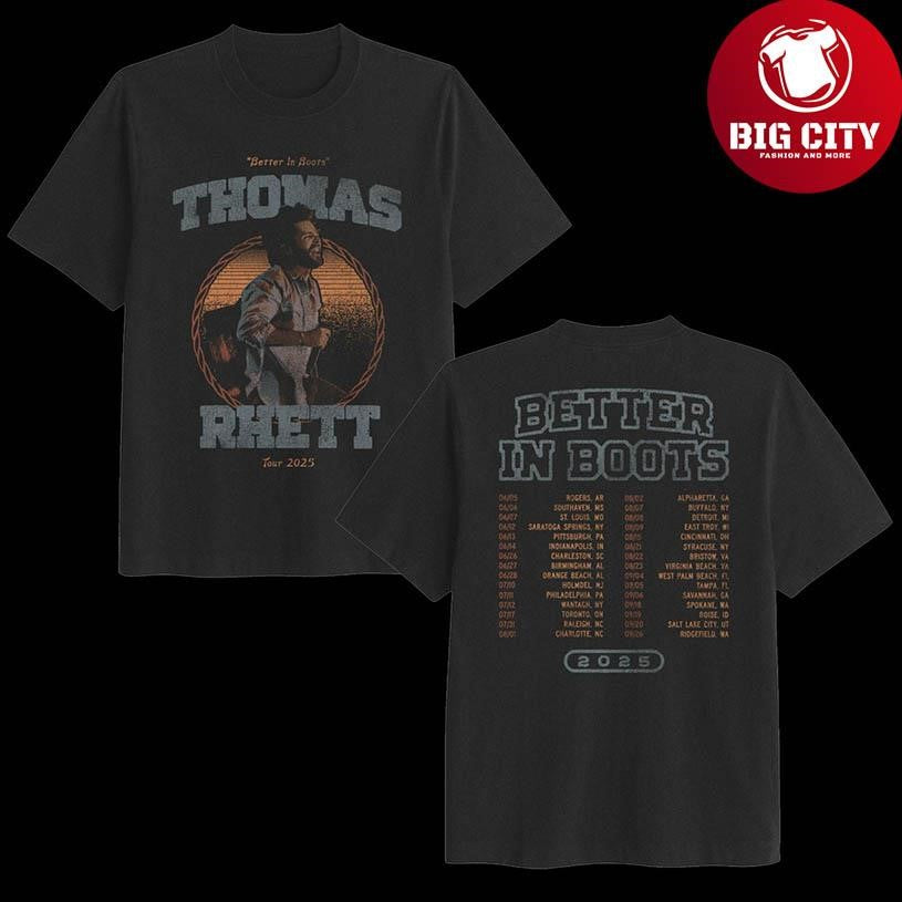 Thomas Rhett Better In Boots Tour 2025 New Shirt