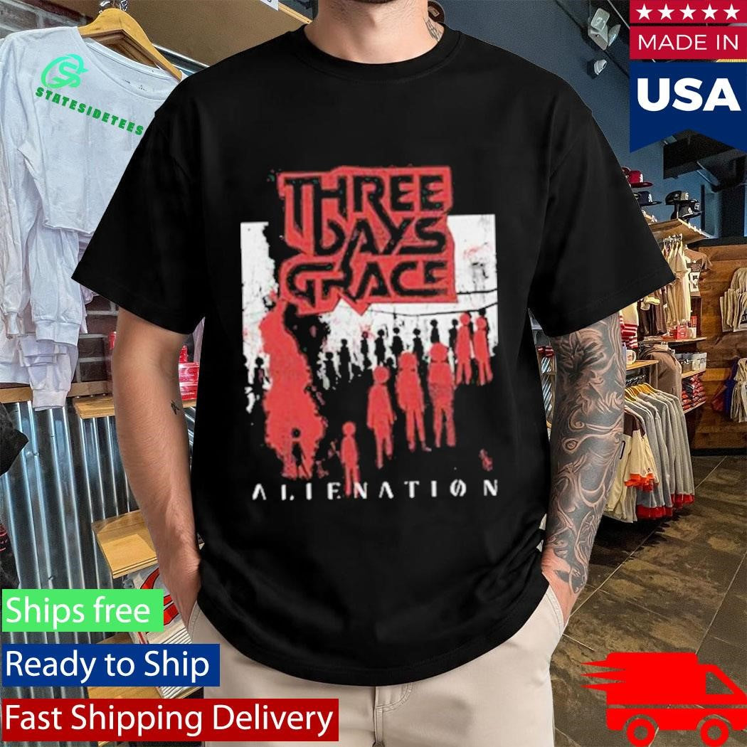 Three Days Grace 2026 Alienation Tour T-Shirt