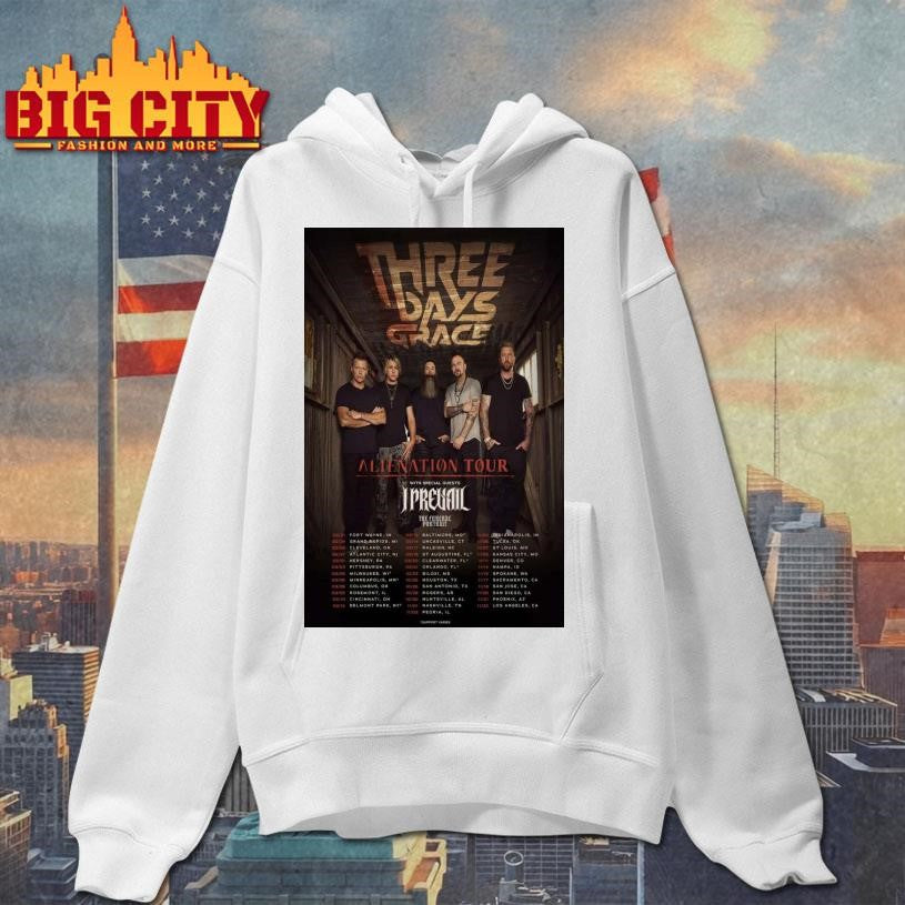 Three Days Grace Alienation Tour 2026 Poster shirt