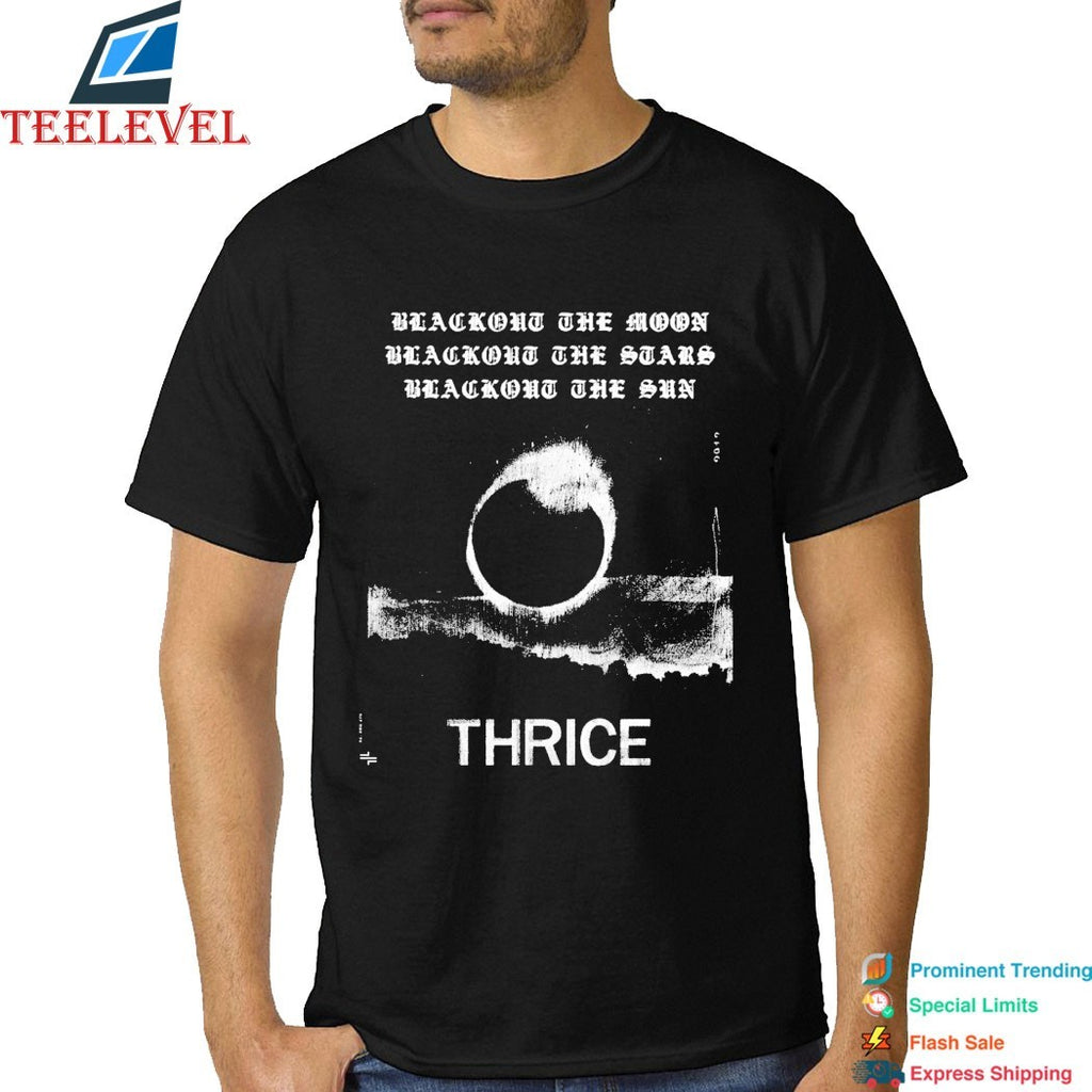 Thrice Blackout The Moon Blackout The Soars Blackout The Sun T-shirts
