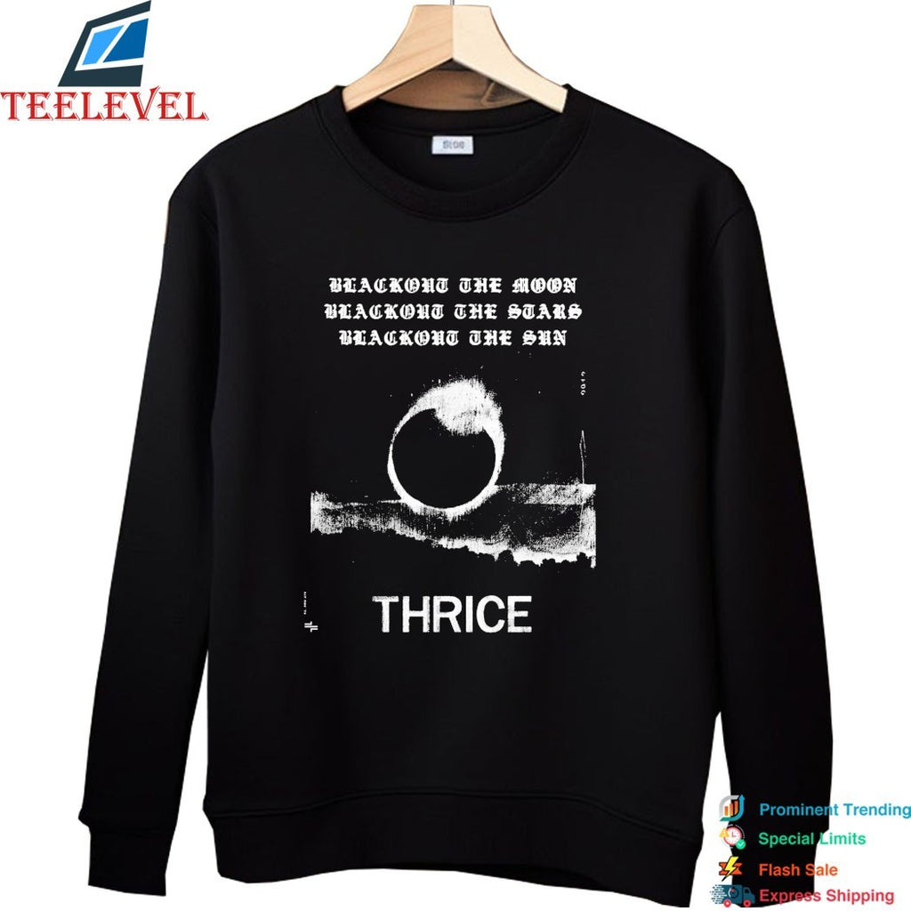Thrice Blackout The Moon Blackout The Soars Blackout The Sun T-shirts